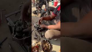 Passion Pro engine gear setting 🏍️ automobile ✌️ [upl. by Enelyar]