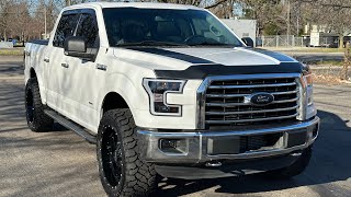 Fitting 35s on My Leveled F150 with 22x10s [upl. by Lyontine105]