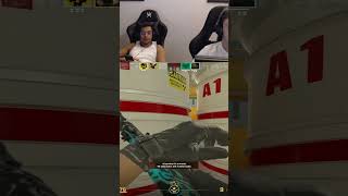 Onde é que tu vinhas 🤣 funny live reaction gaming viralshort cs2 cs2clips [upl. by Claudianus]