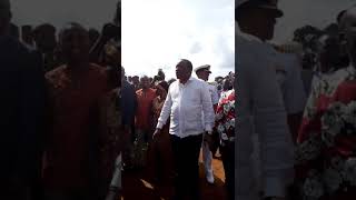 Uhuru Kenyata stop over at Kiamutugu Boys High School [upl. by Procter]