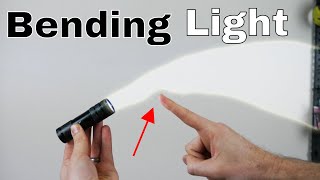 Is It Possible To Bend Light With Your Finger The Light Bender Experiment [upl. by Eimorej]