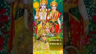 Shri Ram Jay Ram Jay Jay Ram ram seeta bajranbali status song shorts bhakti video [upl. by Adamok]