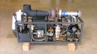 GR5A Experimental Turboshaft Jet Engine Demo [upl. by Walke]