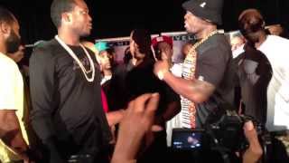 Confrontation between 50 cent and Trav former GUnit Member [upl. by Klepac]