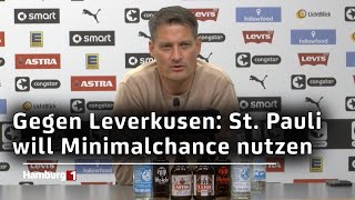 Gegen Leverkusen FC St Pauli will Minimalchance nutzen [upl. by Dolora]