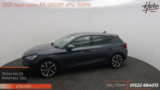 SEAT LEON FR SPORT 15eTSI 150PS  2021 [upl. by Alenas909]