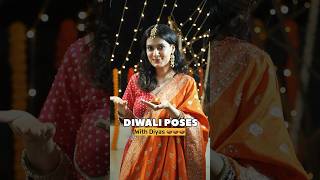 Diya Poses for Diwali🪔Diwali Poses Shanika Khurmi ashortaday ytshorts shorts diwaliwithshanika [upl. by Faires]