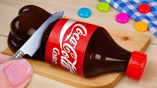 Yummy COLA Jelly Bottle Tutorial  Satisfying Mini Honey Jelly Hacks [upl. by Oilime]