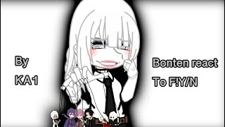 Bonten izana react to FYN as makimaTokyo revengers reactsbonten x YNizana x YN [upl. by Atisusej]