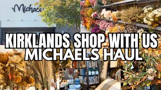 FALL KIRKLANDS SHOP WITH US AND MICHAELS SMALL HAUL [upl. by Horowitz708]