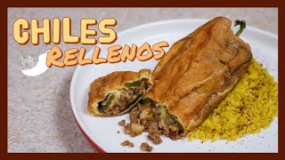 Chiles Rellenos sin Capear  VickyRecetaFacil [upl. by Lajes]