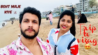 TRIP TO VIZAG 😍♥️  BOHT JAGAH GHUME WITH SISO 🫶🏻 [upl. by Ayek]