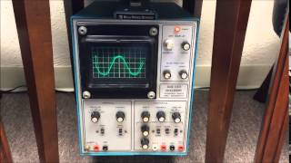 Gregs office vintage oscilloscope [upl. by Rutherford]