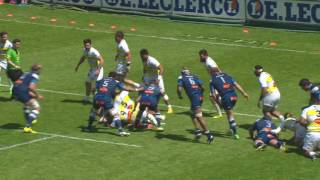 TOP 14 – Castres  La Rochelle  6720 Essai Rory KOCKOTT CAS – J24 – Saison 20152016 [upl. by Yllah]