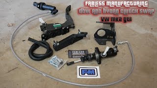 Fabless Manufacturing Drive by Wire and Hydro Clutch Swap VW MK2 DIY S6EP13 [upl. by Asenej]