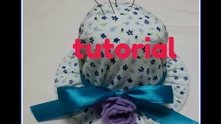 cappellino punta spilli tutorial  riciclo creativo [upl. by Ellinehc820]