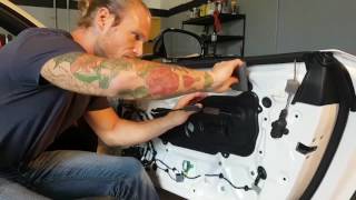 Mercedes GTS side mirror removal How to remove side mirror by ckwraps wwwckwrapsmiamicom [upl. by Irtimid386]