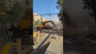 Ballast cleaning machine 😱😱 indianrailways viral short [upl. by Leonardi]