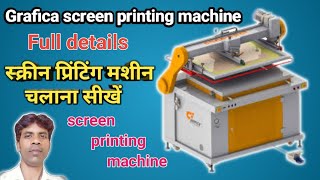 screen printing machine  automatic screen printing machine  grafica screen printing machine [upl. by Brasca]