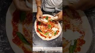 Making of Margherita Pizza 🍕🤤 woodfiredpizza neapolitanpizza brikoven [upl. by Gilda]