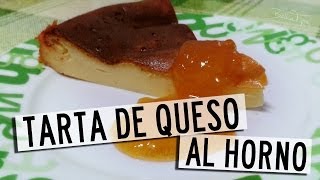 Receta  Tarta de queso al horno [upl. by Notserk624]