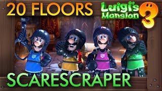 Luigis Mansion 3 DLC  20 Floors Scarescraper [upl. by Einuj]