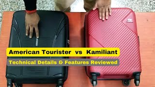 American Tourister vs Kamiliant Trolley Bag [upl. by Itch]