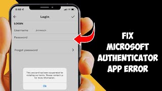 How to Fix Microsoft Authenticator App not Working EASY [upl. by Assilana]