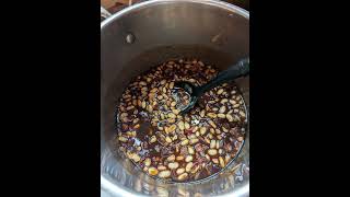 Pressure canning baked beans [upl. by Nogaem215]