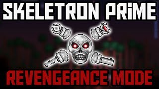 How to Beat Skeletron Prime in Revengeance Mode Terraria Calamity Mod Boss Guide [upl. by Wendie]