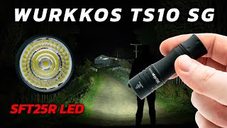 Wurkkos TS10 SG Review SFT25R LED Thrower Version [upl. by Haslett]