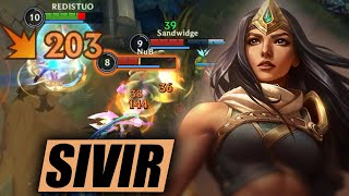 Wild Rift Sivir Gameplay New Champion Build amp Runes [upl. by Lledra]