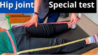 Hip joint special testفحص مفصل الورك [upl. by Enortna953]