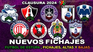 ✅ NUEVOS FICHAJES CONFIRMADOS LIGA MX CL2024  REFUERZO PARA CHIVAS CARLOS VINÍCIUS A RAYADOS [upl. by Anahsahs]