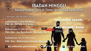 IBADAH UTAMA II MINGGU JEMAAT GMIT KAISAREA BTN KOLHUA 0900 Wita Minggu 06 Oktober 2024 [upl. by Aruabea]