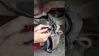 Front wheel Brake caliper piston Compress Tips shortvideo [upl. by Enihpad906]