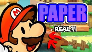 Its Mario And Hes PAPER [upl. by Ecnahc523]