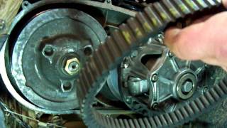 ATV DRIVE BELT REPLACEMENT ON A 2004 KAWASAKI PRAIRE 700 4X4 NO TOOLS NEEDED [upl. by Mazlack]