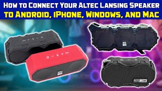 How To Pair Altec Lansing Speaker Android iOS Windows [upl. by Thurman]