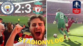 FEHLER KOSTET SIEG 😨Manchester City  Liverpool  FA Cup Halbfinale  STADIONVLOG 🎥 [upl. by Oran]