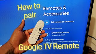 How to pair a new Chromecast Remote [upl. by Einiffit]