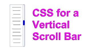 How To Create A Vertical Scrollbar In HTML  Part 12 [upl. by Eiramrefinnej312]