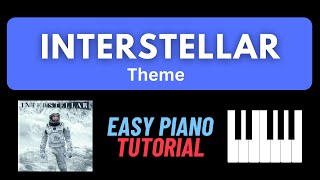 How To Play INTERSTELLAR on Piano  Easy Piano Lesson [upl. by Folger]