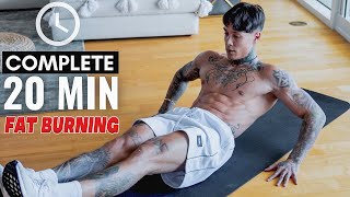 Complete 20 Min Fat Burning Workout  No Equipment Needed [upl. by Adnuahsar]