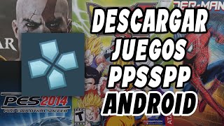 🎮Top 5 MEJORES JUEGOS Para EMULADOR PPSSPP ANDROID 2024😎👌 [upl. by Norword]