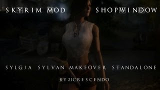 Skyrim Mod Shopwindow Sylgja Sylvan Makeover Standalone by 21crescendo [upl. by Eiramnna536]