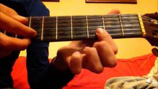 easy tutorial on davy jones song pirates of the caribbean on classical guitar [upl. by Oisacin14]