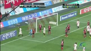 현대오일뱅크 K리그 2012 35R 서울 vs 경남 하이라이트 [upl. by Hobard]