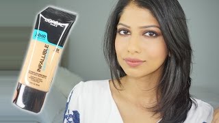 LOREAL Infallible Pro Glow Foundation  Demo amp Review [upl. by Annay]