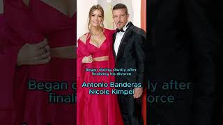 ❤️ Antonio Banderas and his girlfriend Nicole Kimpel… celebrity shortviral [upl. by Gerome]